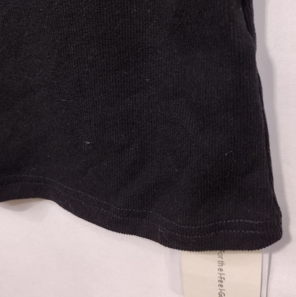 NWT Commence Semi-Sheer Floral Decor Slim Blouse Women's S Black Bobo Retro Y2K - Picture 5 of 10